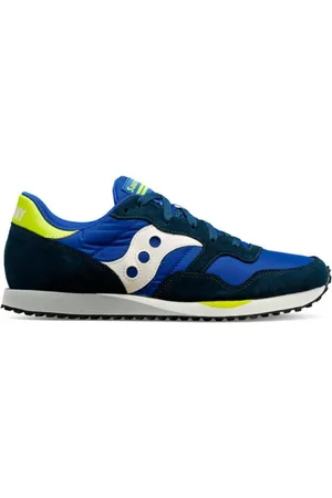 Saucony Schoenen, Heren, Blauw, 45 EU, Retro Trainer Blauw Lime Heren