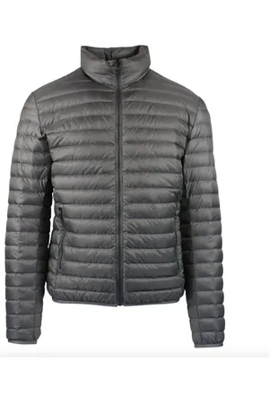 Colmar Jassen, Heren, Grijs, S, Polyester, Grijze Gewatteerde Polyesterjas