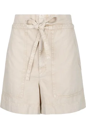 Isabel Marant Korte broeken, Dames, , M, Denim, Denim Shorts met Zakken en Koord