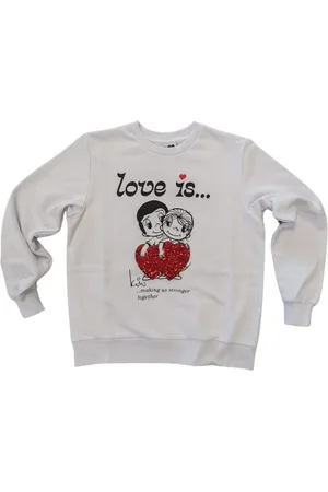 GAËLLE Sweatshirts & Hoodies, Dames, Wit, XS, Katoen, Beperkte oplage stretch katoen wit vrouw