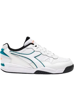 Diadora Schoenen, Heren, Wit, 46 EU, Leer, Witte Leren Tennissneaker Winnaar