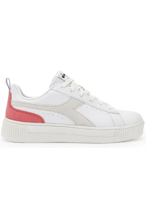 Diadora Schoenen, Dames, Wit, 39 EU, Leer, Amber Sneakers Wit Leer