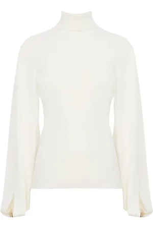 Chloé Truien, Dames, Wit, M, Stijlvolle Dames Gebreide Truien