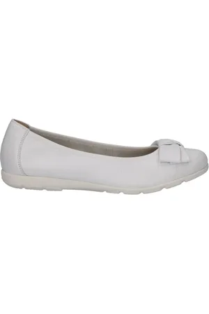 Caprice Schoenen, Dames, Wit, 41 EU, Witte Casual Ballerina