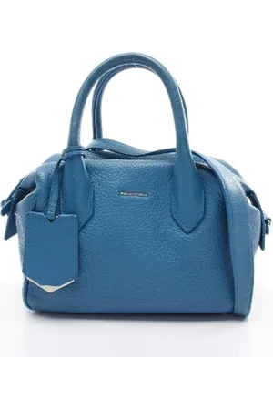 Balenciaga Pre-owned, Dames, Blauw, ONE Size, Leer, Tweedehands leren handtassen
