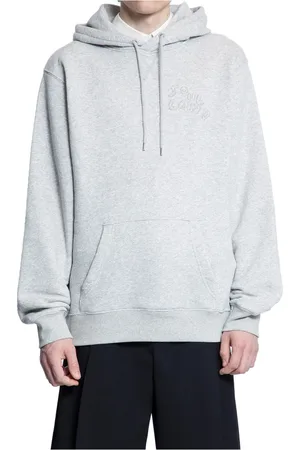 Soulland Sweatshirts & Hoodies, Heren, Grijs, XL, Katoen, Grijze hoodie met geborduurd logo