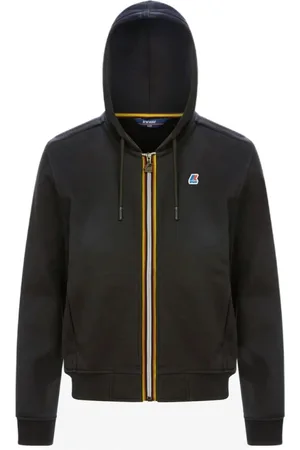 K-Way Sweatshirts & Hoodies, Dames, Zwart, XL, Sportieve Fleece Jas Zwart Vrouwen