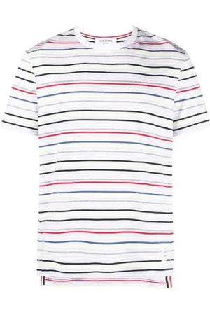 Thom Browne Tops, Heren, Veelkleurig, L, Stijlvolle T-shirts en Polos