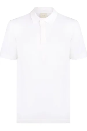Calvin Klein Tops, Heren, Wit, XL, Katoen, Witte Polo Shirt