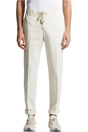 PESERICO SIGN Broeken, Heren, , XS, Katoen, Stretch katoenen gabardine jogger broek