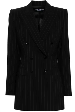 Dolce & Gabbana Jassen, Dames, Zwart, S, Stijlvolle Jassen voor Mannen en Vrouwen