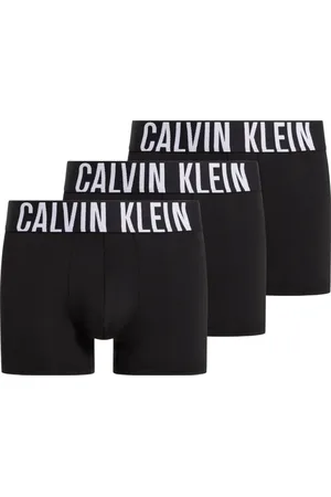 Calvin Klein Ondergoed, Heren, Zwart, S, Zwarte Trunk Shorts 3-Pack
