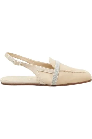 PESERICO SIGN Schoenen, Dames, , 40 EU, Satijn, Echt leren platte satijnen slingbacks