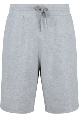 Tommy Hilfiger Korte broeken, Heren, Grijs, XL, Katoen, Grijze Katoenen Shorts met Logoband