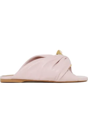 J.W.Anderson Schoenen, Dames, Roze, 38 EU, Leer, Lichtroze leren sandalen