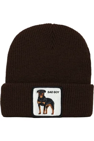 Goorin Bros. Accessoires, Dames, Bruin, ONE Size, Wol, Animal Farm Beanie Hoed Bruin