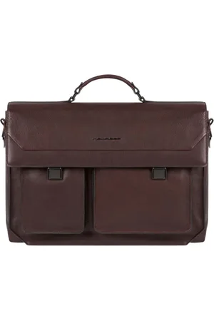 Piquadro Tassen, Dames, Bruin, ONE Size, Leer, Bruine Unisex i Pad Pro 12.9" Tas
