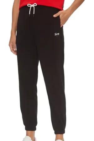 Tommy Hilfiger Broeken, Dames, Zwart, S, Stijlvolle Broeken voor Mannen