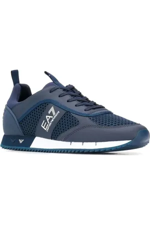 EA7 Schoenen, Heren, Veelkleurig, 45 1/3 EU, Polyester, Multikleurige Casual Sneakers voor Mannen