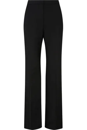 Givenchy Broeken, Dames, Zwart, S, Zwarte Flared Broek
