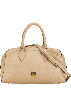 MCM Pre-owned, Dames, , ONE Size, Leer, Tweedehands leren handtassen