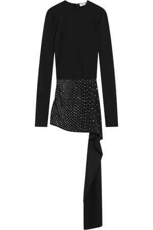 The Attico Kleedjes, Dames, Zwart, S, Korte Jurk Drop 2