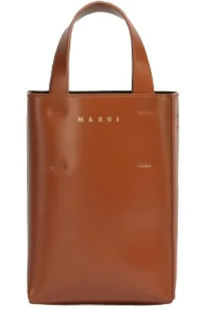 Marni Tassen, Dames, Bruin, ONE Size, Stijlvolle Tassen Collectie
