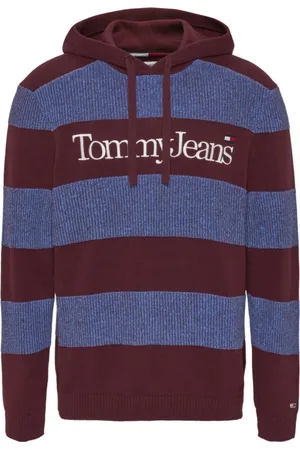 Tommy Hilfiger Sweatshirts & Hoodies, Heren, Veelkleurig, M, Katoen, Paarse Skater Hoodie Biologisch Katoen