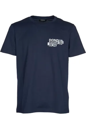 Dondup Tops, Heren, Blauw, S, Stijlvolle T-shirts en Polos
