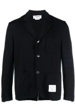 Thom Browne Jassen, Heren, Zwart, M, Stijlvolle Jassen voor Mannen