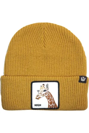 Goorin Bros. Accessoires, Dames, Bruin, ONE Size, Wol, Animal Farm Beanie Hoed Bruin