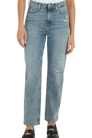Tommy Hilfiger Jeans, Dames, Blauw, W24, Denim, Klassieke Denim Jeans