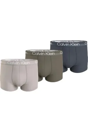 Calvin Klein Ondergoed, Heren, Veelkleurig, XL, Katoen, Boxers 3 Pack