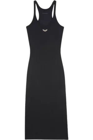 Zadig & Voltaire Kleedjes, Dames, Zwart, L, Elegante Zwarte Jurk