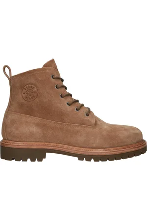 Blackstone Schoenen, Heren, Bruin, 44 EU, Wol, Lace-up Boots