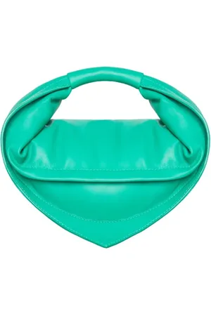 Federico Cina Tassen, Dames, Groen, ONE Size, Groene Mini Tortellino Tas
