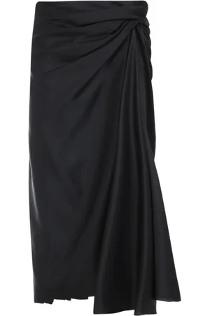 Balenciaga Rokken, Dames, Zwart, S, Zwarte Rok Verhoog Garderobe Stijlvol Ontwerp