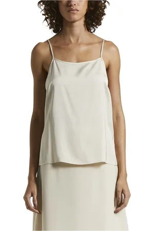 PESERICO SIGN Tops, Dames, , L, Satijn, Stromende viscose satijnen top