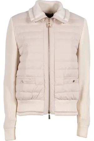 MOORER Jassen, Dames, Wit, S, Stijlvolle Modpi 100216 Jas