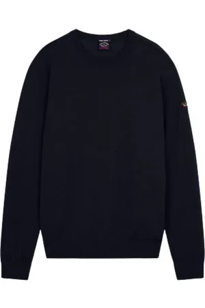 Paul & Shark Truien, Heren, Blauw, L, Wol, Rondgebreide trui