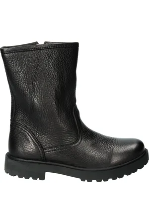 Blackstone Schoenen, Dames, Zwart, 40 EU, Leer, Lotta Dames Enkellaars met Rits