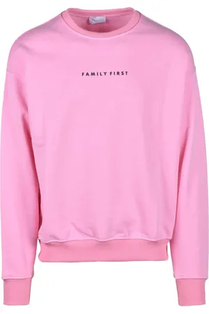 Family First Sweatshirts & Hoodies, Heren, Roze, M, Katoen, Sweatshirts Hoodies