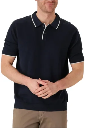 SELECTED Tops, Heren, Blauw, S, Heren Polo & T-shirts Knit Sun