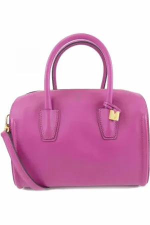 MCM Pre-owned, Dames, Roze, ONE Size, Pre-owned Fabric handbags