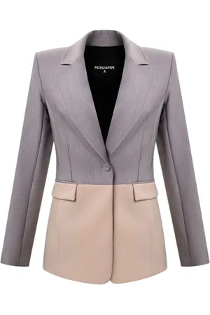 Patrizia Pepe Jassen, Dames, Grijs, L, Polyester, Elegante VI 8EA Damesjurk