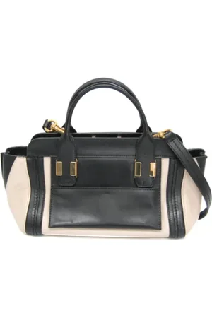 Chloé Pre-owned, Dames, Zwart, ONE Size, Leer, Tweedehands leren handtassen