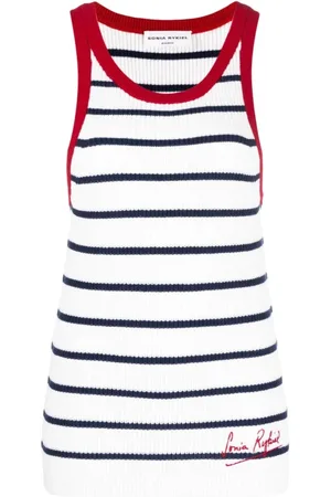 Sonia by Sonia Rykiel Tops, Dames, Wit, L, Katoen, Casual Witte Tank Top