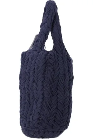 J.W.Anderson Pre-owned, Dames, Blauw, ONE Size, Katoen, Pre-owned Cotton handbags