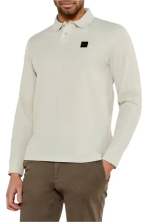 HUGO BOSS Tops, Heren, , XL, Nylon, Nylon Front Lange Mouw Polo