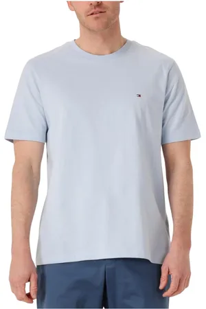Tommy Hilfiger Tops, Heren, Blauw, L, Heren Polo & T-shirt Essential Tee